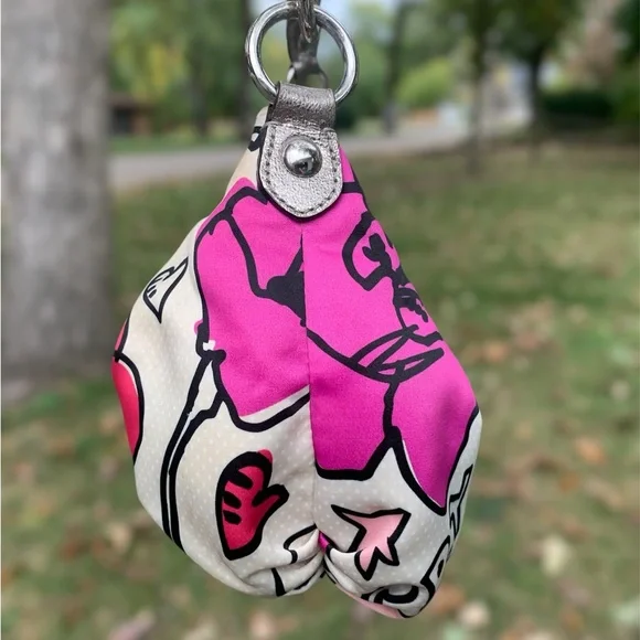 Coach Poppy Graffiti Shoulder Bag – Style No. L1077-16309 RARE - Picture 6 of 14